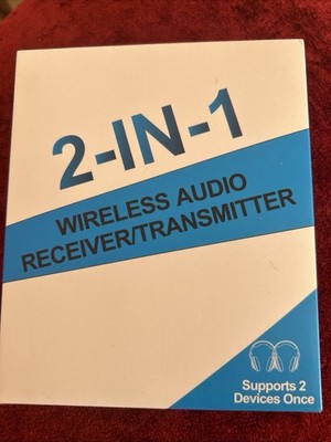 Wireless 2-in-1 Audio Receiver/Transmitter, Bluetooth Neu OVP