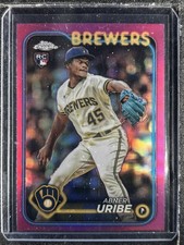 Uribe, Abner - 2024 Topps Chrome - Pink Refractor