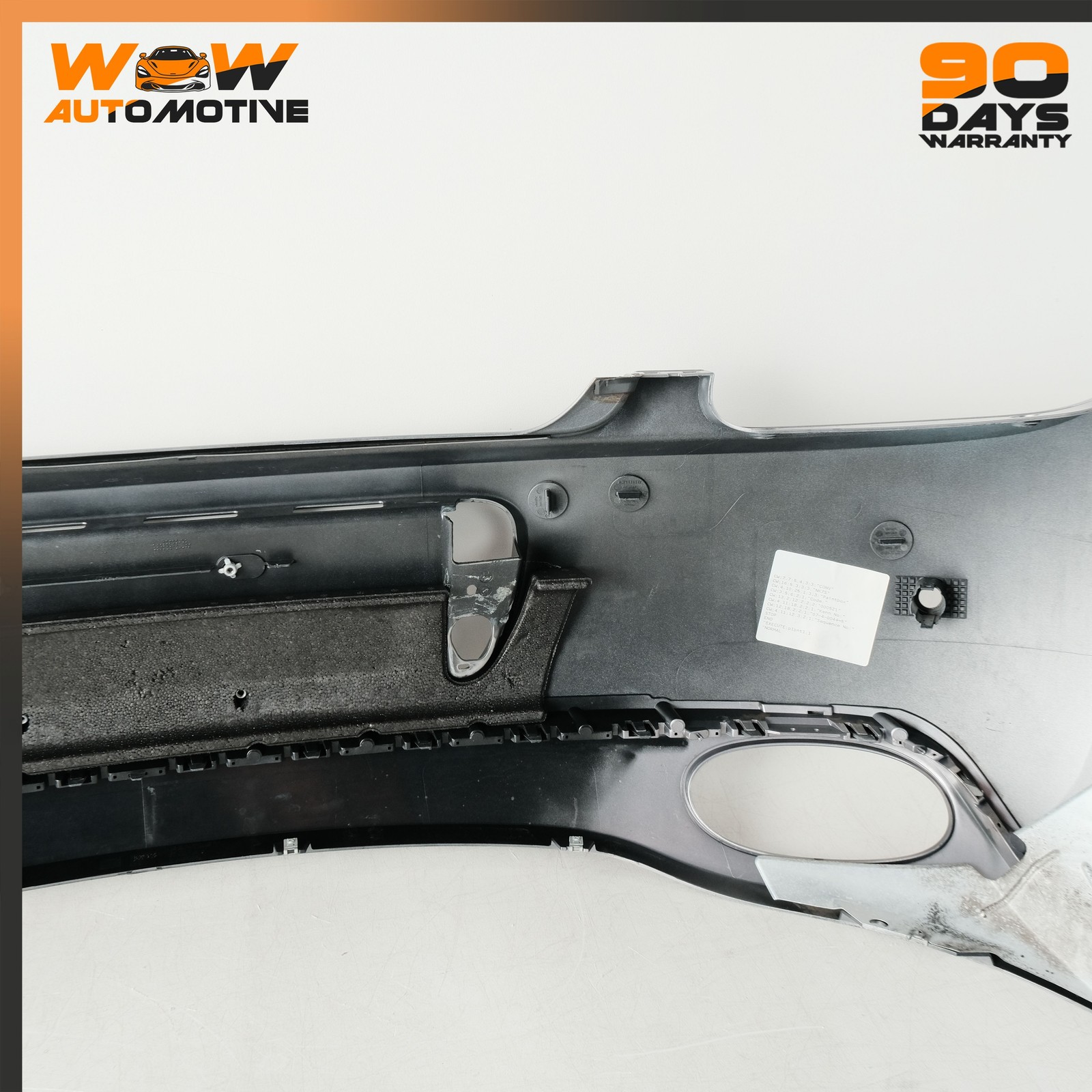 04-11 BENTLEY CONTINENTAL GTC REAR BUMPER COVER SILVER TEMPEST METALLIC 7P OEM