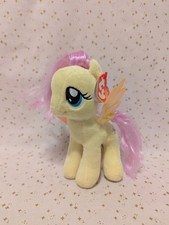 Ty Beanie Babies Fluttershy My Little Pony Yellow Pony NEW Rare