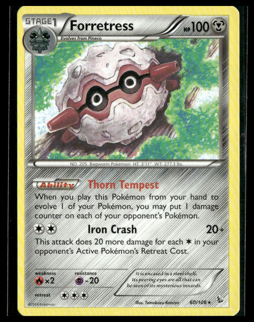 Forretress #60/106 XY - Flashfire Pokemon LP