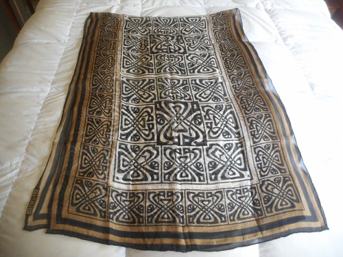 BIBA Logo Large Silk Scarf