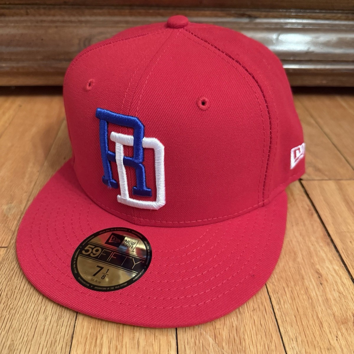 New Era 59FIFTY Dominican Republic Fitted Hat 7 1/8 World Baseball