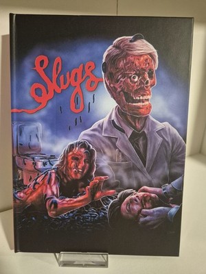 Blu-Ray Mediabook Slugs (1988) Uncut FSK18 Kult Monster Horror