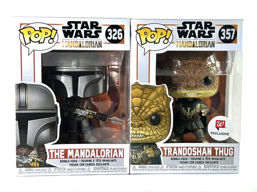 Funko Pop The Mandalorian 326 Trandoshan Thug Walgreens 357 Star Wars Disney +