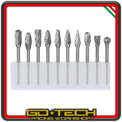 10 Punte Fresa CNC In Carburo Di Tungsteno - Per Incisione 1.0-3.0mm - Foto 5