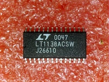 LINEAR TECHNOLOGY LT1138ACSW ADVANCED LOW POWER 5V RS232 DRIVERS/RECEIVERS 