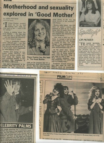 Diane Keaton rare collection 17 clippings 1987-1990; Archive of the Eighties - Bild 3 von 3