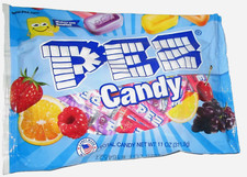 ASSORTED FRUIT PEZ Refills - 11 oz. Bag A random mix of around 36 rolls