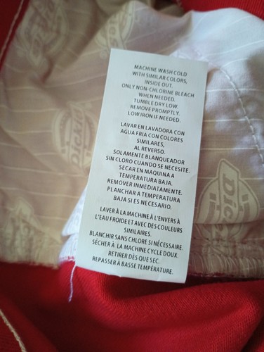 Pantaloncini corti Dickies Junior Flex rossi nuovi con etichetta taglia 13/31 junior - Foto 6 di 8