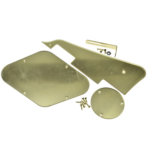 LP Pickguard Back Plate Switch Plate w/ Steel Bracket Screws for Gibson Les Paul