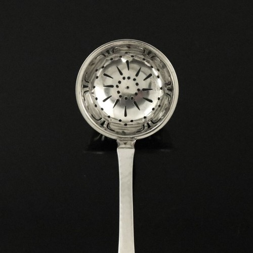 Danish Art Nouveau Silver Sprinkling Spoon - Butterfly / Sommerfugl - Picture 2 of 3