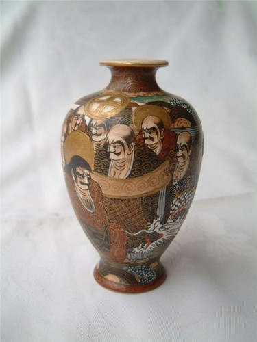 SATSUMA VASE – JAPAN – GIAPPONE - VASO - Afbeelding 1 van 6