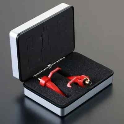 Taruya TW-01M Record Needle Red Cartridge 2 Pieces with Case DJ Play Box JP