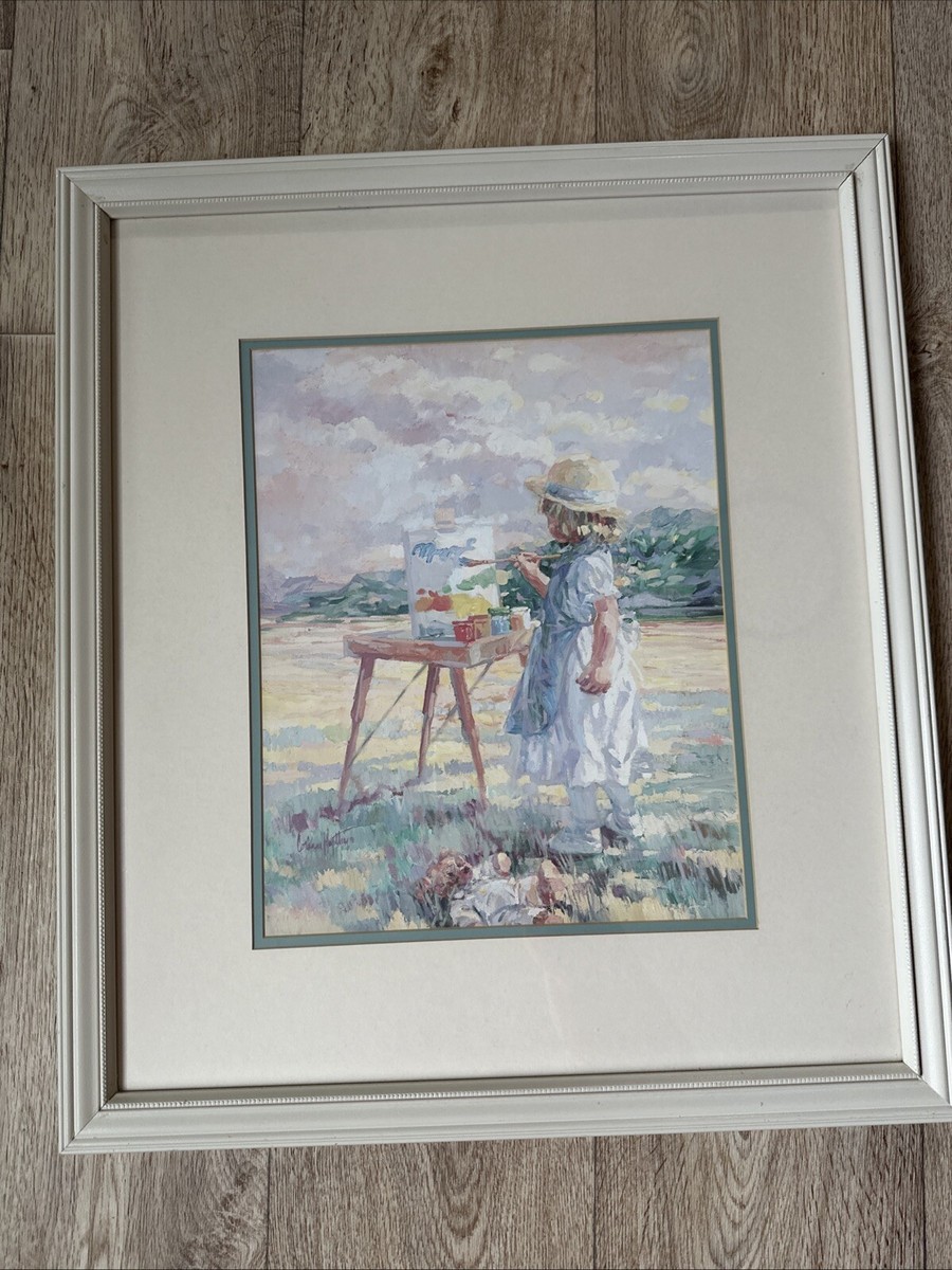 風景画 サイン入りCorinne Hartley Corinne Hartley 