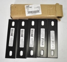 Lot of 5 National Hardware Steel Mending Plate Black 6" x 1-1/2" x 1/8" N351-455