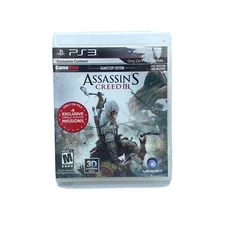 Assassin's Creed III 3 (Sony PlayStation 3 PS3, 2012) No Manual Tested