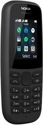 New Nokia 105 Dual SIM Black Unlocked Basic Mobile Phone (Free SIM) 4th Edition - 第 7/9 張圖片