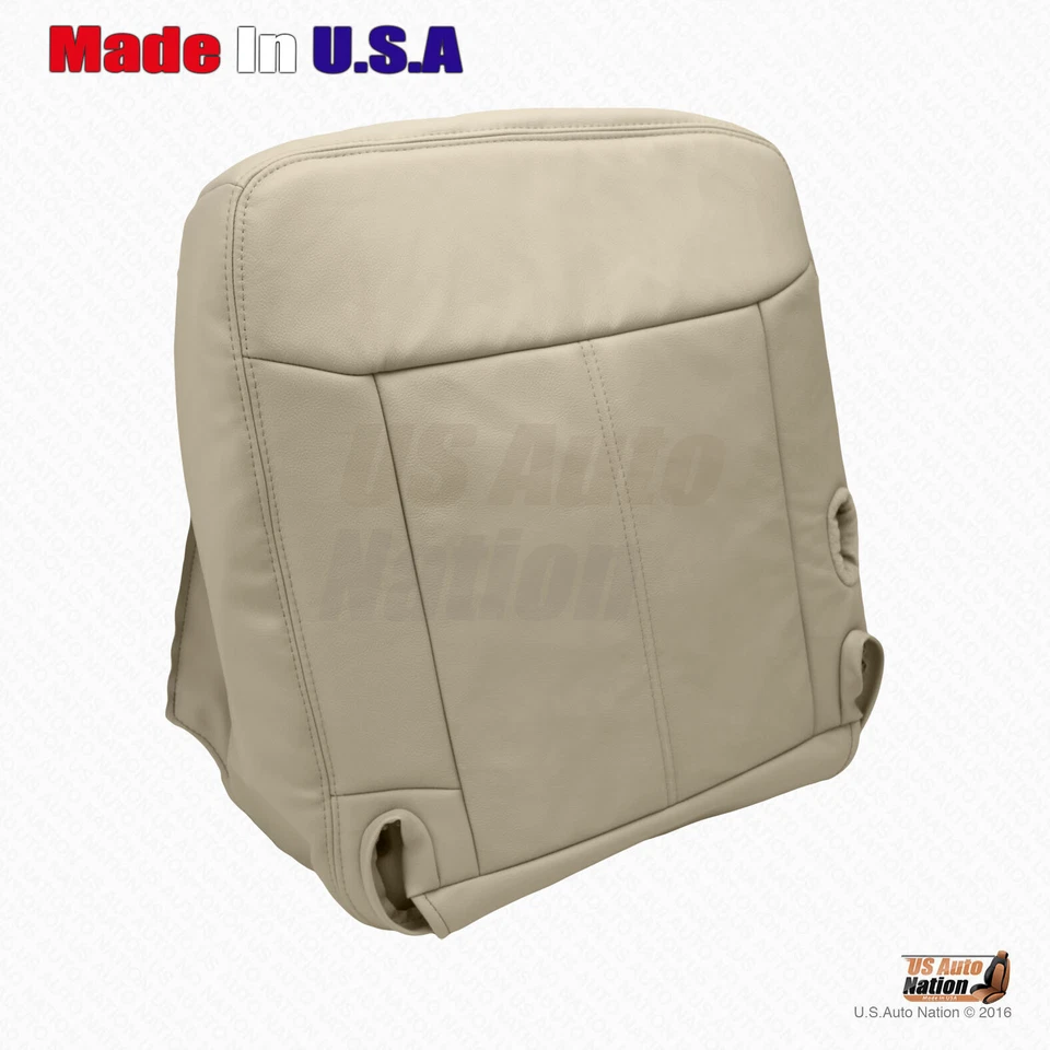 Cubierta de asiento de cuero genuino inferior del lado del conductor Lincoln Town Car 2003-2011 color tostado Foto 4 de 4