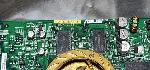 ASUS AGP-V9520TD 128MB, NVIDIA GeForce FX-5200 AGP8x DVI - Untested - Picture 2 of 6