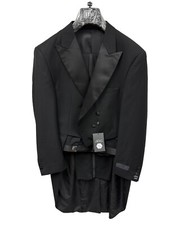 New Men's Bryan Michaels Black Tuxedo Tailcoat with Pants Size 48S 42W