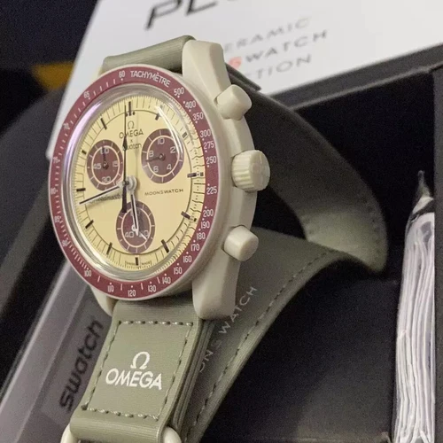 NEW Swatch x Omega Moonswatch Mission To PLUTO Watch With Box - Picture 7 of 10