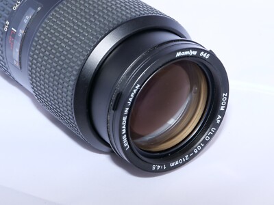 Mamiya 645 AF ULD 105-210mm f/4.5 Zoom Lens for 645AF With Caps