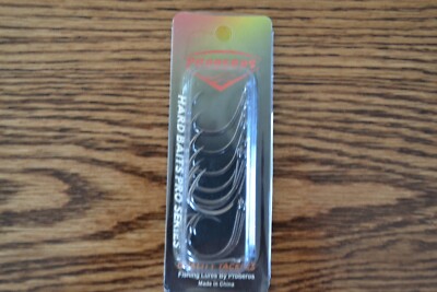 10 PCS Proberos Circle Fishing Hooks High Carbon Steel Size 4/0
