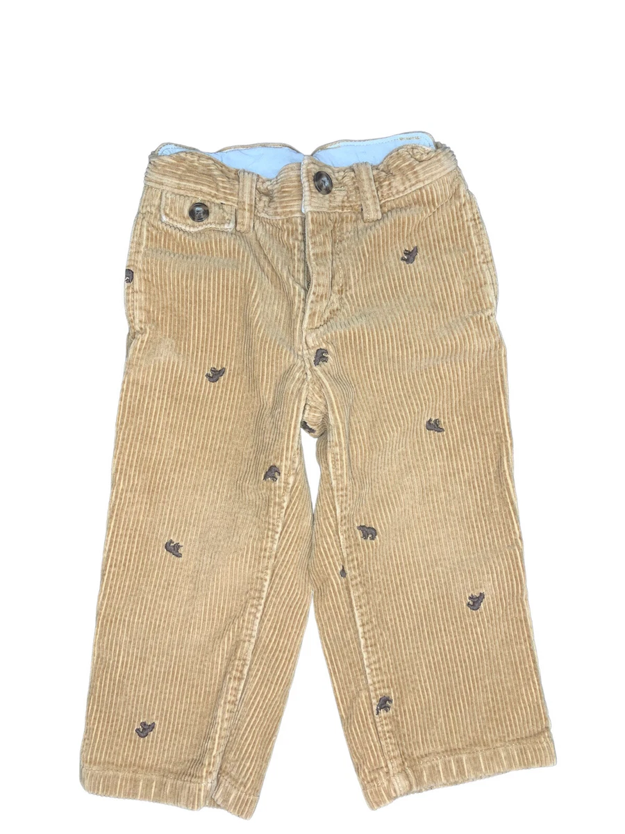 Baby Gap Boys 2yr 2T Toddler Corduroy Pants Brown Tan Cords