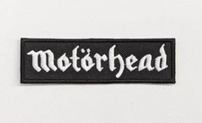 Motorhead Patch Iron on Embroidered Metal  patch