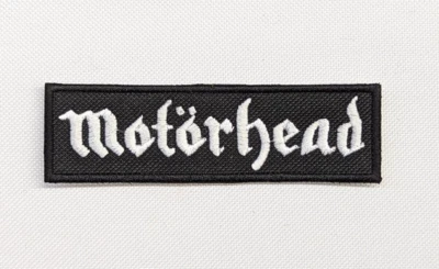 Motorhead Patch Iron on Embroidered Metal patch