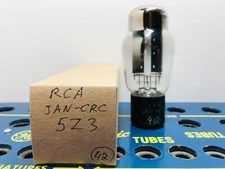 RCA JAN-CRC 5Z3 Military Spec Top Side D-Getter Tested Strong Balanced Tube