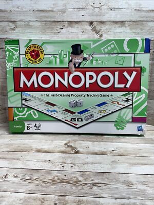 MONOPOLY Game with Speed Die Hasbro Age 8+ The Fast Dealing Property Trading Gam