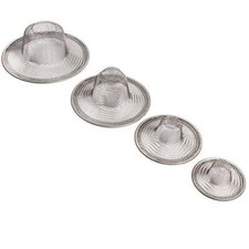 Stainless Steel Sink Strainer Set- 4 Pieces, Fits Most Kitchen Sinks, Bathroom S
