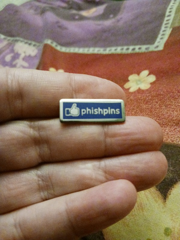 Facebook Like Phish Lapel Pin Dual Posts Trey Fishman Gordo Page