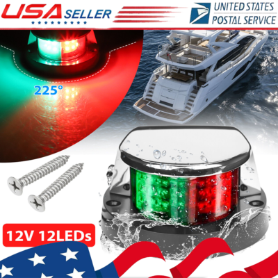 #ad #ad For Boat Navigation Lights Red Green LED Marine Navigation Light Boat Bow Lights $9.99