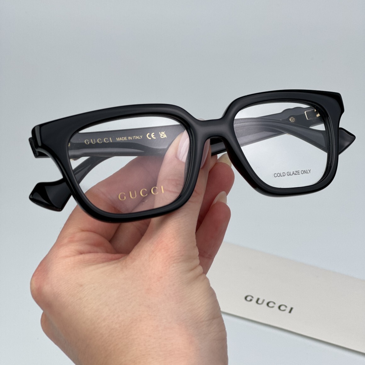 GUCCI スクエアフレムメカネ GG1536O 001 Gucci Women Eyeglasses Black Demo Square GG1536O 001 BRAND