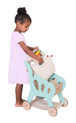 Einkaufstrolley Trolley Einkaufswagen einkaufen schieben Kaufladen Honeybake neu