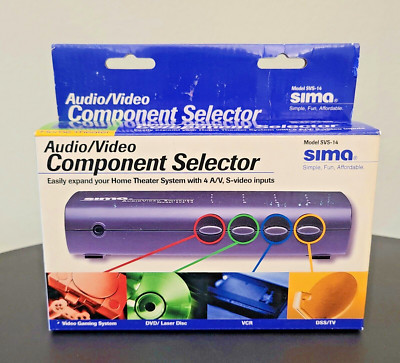 Sima SVS-14 4 Input A/V Component Selector