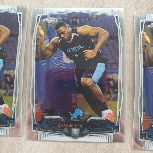 2014 Topps Chrome Caraun Reid #215 9 diverse carte base NFL calcio - Foto 3 di 10
