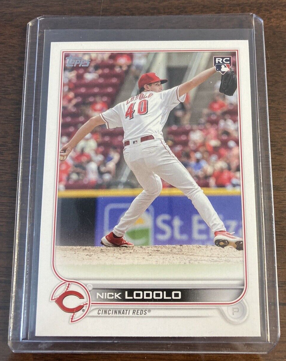 2022 Topps Update Nick Lodolo Rookie SP Image Variation #US298