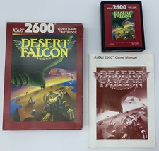 Desert Falcon Atari 2600 Video Game Cartridge Complete Vintage 1987 Working