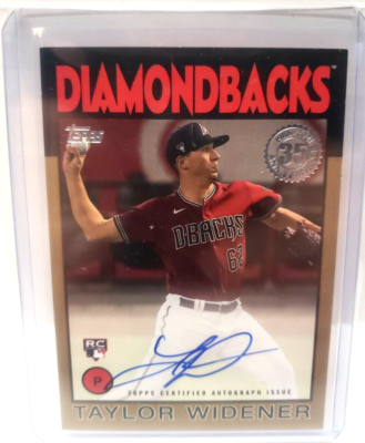 2021 Topps Update TAYLOR WIDENER 86 Autograph AUTO RC