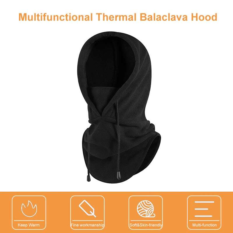 Máscara de esqui térmica polar lã capuz balaclava máscara facial para aquecedor de clima frio - Imagem 2 de 4