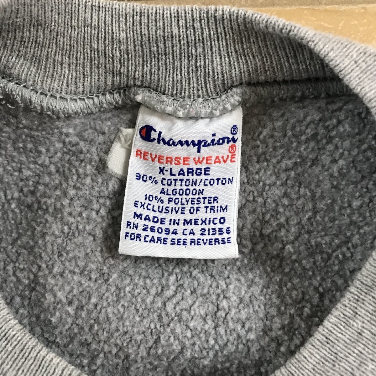 Champion Reverse Weave Vintage 90s Harvard Gray Sweatshirt Size XL