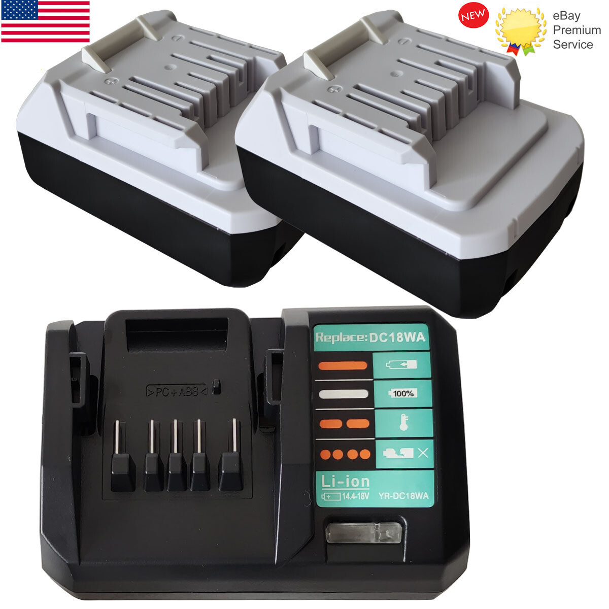 1.3Ah Makita battery 14.4V BL1413G 1963754 1954236 HP347D