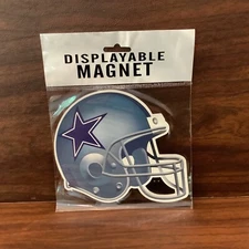 DALLAS COWBOYS HELMET MAGNET ~ 5.25” X 4.5” New Sealed