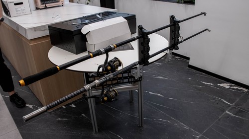 2 PIEZAS Abrazadera de aluminio en soporte de caña de pescar para cama de camión o plataforma de camioneta de barco - Imagen 9 de 24
