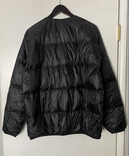 Goldwin Puffer Down Sweater,Jacket, Design In Japan, Pockets ,Black ,Mens - Picture 2 of 15