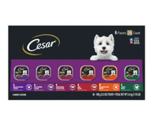 Cesar Classic Loaf In Sauce Wet Dog Food Variety Pack, 3.5 Oz Trays 36 Pack 